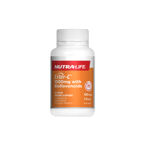 Nutralife Ester-C 1000mg + Bioflavonoids 100 Tablets