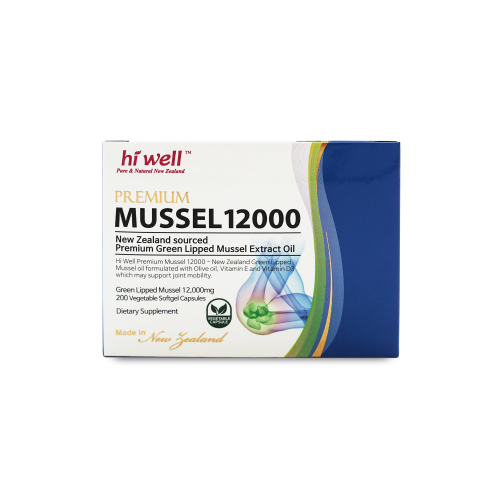 Hi Well Premium Mussel 12000 200 Softgel Capsules