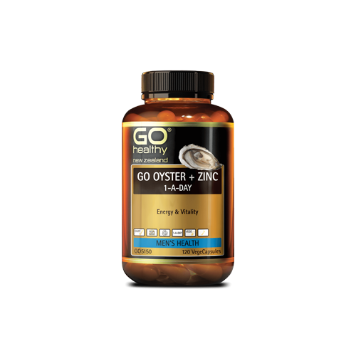 GO healthy Go Oyster + Zinc 1-A-Day 120 Vege Capsules