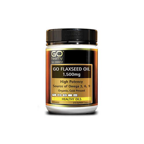 GO healthy Go Flaxseed Oil 1500mg 210 Soft Gels