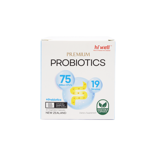 Hi Well Premium Probiotics 75 Billion 60Vegetable Capsules