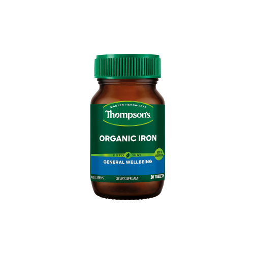  Thompsons Organic Iron 30 Tablets