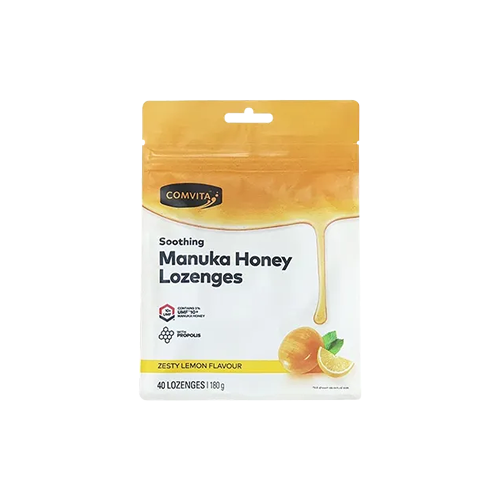 Comvita Manuka Honey Lozenges Lemon 40s