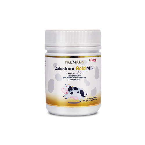 Hi Well Premium Colostrum Gold Milk 200 Tablets